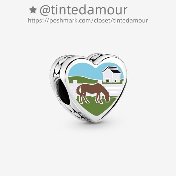 Pandora Kentucky Heart Charm|Pendant - Picture 1 of 2